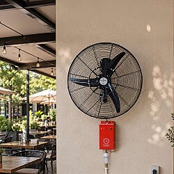 Kampa 75 Cm Duvar Tipi Endüstriyel Su Buharlı Açık Alan Serinletme Vantilatörü - Kampa (1)