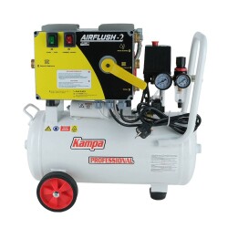 Kampa Airflush-2 Kompresörlü Çift Yönlü Petek Temizleme Makinası | Havalı Darbeli | 24 Litre Tanklı - Kampa-M (1)