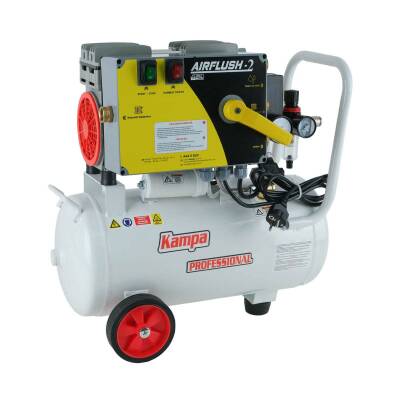 Kampa Airflush-2 Kompresörlü Çift Yönlü Petek Temizleme Makinası | Havalı Darbeli | 24 Litre Tanklı - 4
