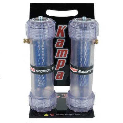 Kampa Çiftli Manyetik Filtre *Purjörlü* - Kireç, Tortu ve Metal Toz Filtresi - 1