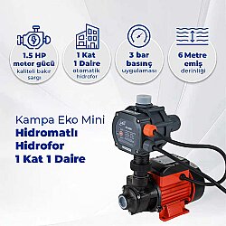 Kampa Eko Mini Hidromatlı Hidrofor 1 Kat 1 Daire - Kampa (1)