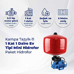 Kampa Tazyik-11 1 Kat 1 Daire Ev Tipi Mini Hidrofor - Paket Hidrofor - Kampa (1)