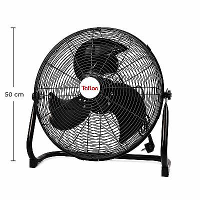 Kaşkar TX-20-F (FF500A) Yer Tipi Vantilatör Ayaklı 50cm 3 Hız Kademeli Siyah - 2