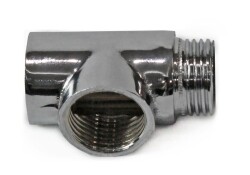 Klepsan Nikel Kaplı Pirinç Delikli Uzatma 1/2'' - Klepsan