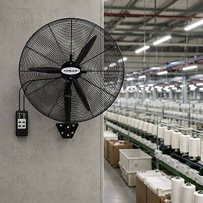 Koşar KSV 650 Kumandalı Sanayi Duvar Tipi Endüstriyel Vantilatör 65 cm - 3