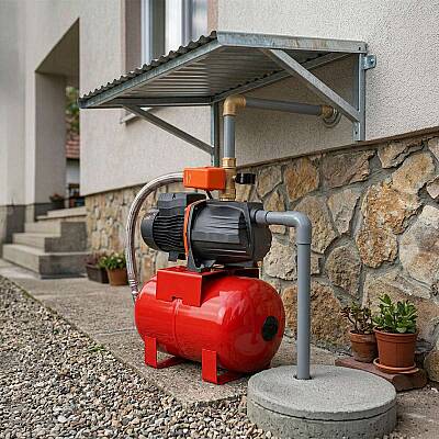 Leo Ajm75H 4 Kat 4 Daire 1 Hp Hidrofor, 24 Litre Yatay Tanklı Hidrofor, Ev Tipi Hidrofor - 5