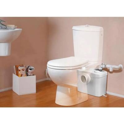 LEO WC600A Wc Öğütücülü Bıçaklı Tahliye Pompası 125 lt/dk 9.2 mss - 2