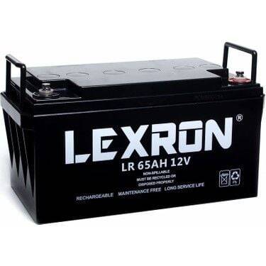 LEXRON 12V 65 AH Jel Akü, Güneş Enerji Aküsü, Solar Jel Akü - 1