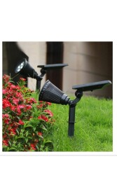 LEXRON Bahçe Armatürü, Solar Bahçe Armatürü, 7W Renkli Bahçe Armatürü - 4
