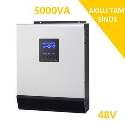 LEXRON Güneş Enerji İnverteri, Solar Enerji İnverteri, 5KVA 5000 Watt Akıllı İnverter - 1