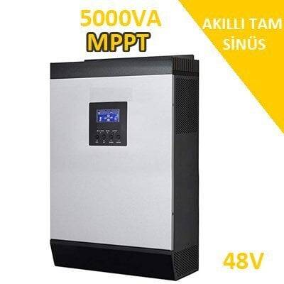 LEXRON Güneş Enerji İnverteri, Solar Enerji İnverteri, 5KVA 5000 Watt MPPT Akıllı İnverter - 2