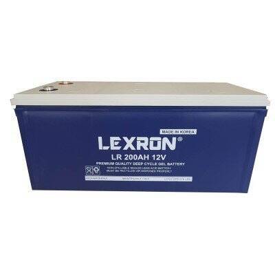 LEXRON Jel Akü, Güneş Enerji Aküsü, Solar Jel Akü, 200 AH Jel Akü K - 1