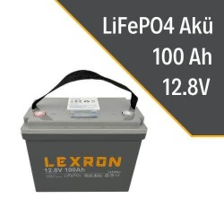 Lexron Lityum Akü, Karavan Aküsü, 100 AH LiFePO4 Akü - 2