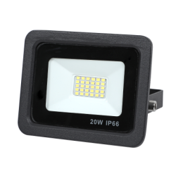 LEXRON Solar Projektör, Güneş Enerjili Projektör, 20W DC Projektör 12V/24V - 1