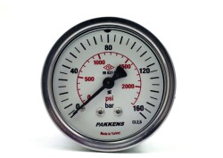 Pakkens 0-160 Bar 63 mm Arkadan Bağlantılı Panotipi Kuru Manometre G 1/4 inç - Pakkens