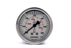 Pakkens 0-600 Bar 63 mm Arkadan Bağlantılı Panotipi Gliserinli Manometre G 1/4 inç - 1