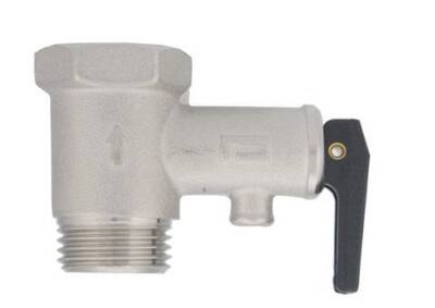 Pakkens 1/2'' Termosifon Emniyet Ventili DN15 7 Bar Mandallı - 1