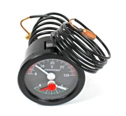 Pakkens 50 mm 120 C° / 6 Bar 1 mt Kapiler Boyu Kombine Ölçer Termometre - Manometre - 1