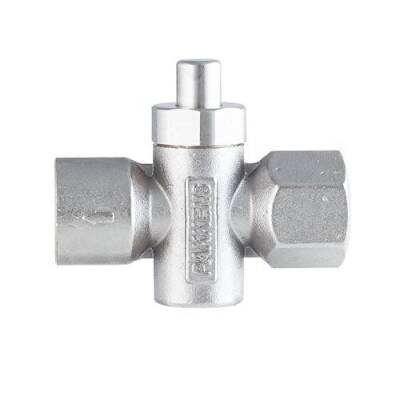 Pakkens Manometre Musluğu, Butonlu/Basmalı Manometre Valfi 6 bar 1/2'' - 1