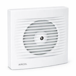 Aircol Otomatik Panjurlu Tuvalet ve Banyo Fanı / Aspiratörü 160 m³/h - Aircol 120 OP - Aircol