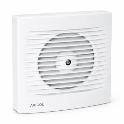 Aircol Otomatik Panjurlu Tuvalet ve Banyo Fanı / Aspiratörü 160 m³/h - Aircol 120 OP - 1