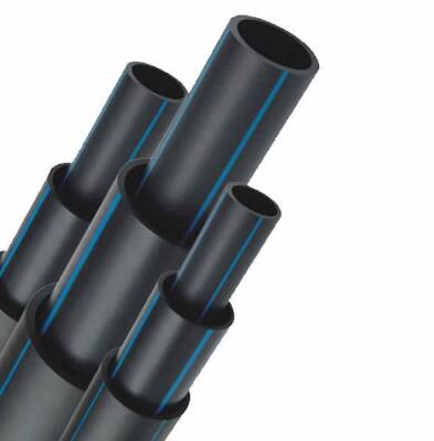 PE100 Hdpe Sert Polieten Basınçlı Boru 100 Metre 10 Bar 40mm - 1