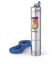 Pedrollo Davis 4'' Sürtme Fanlı Dalgıç Pompa Monofaze (220V) 75 mss 3 m³/h - Pedrollo Pompa