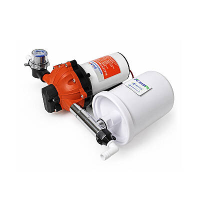 Seaflo 12 Volt 2 Lt Tanklı Otomatik Hidrofor, Tekne, Yat, Karavan Hidroforu Pompası - 1