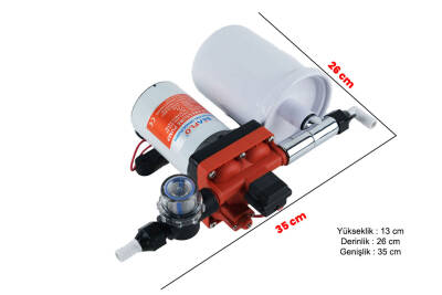 Seaflo 12 Volt 2 Lt Tanklı Otomatik Tekne, Karavan Hidroforu 18.9 Lt/Dk 3.7 Bar - 2