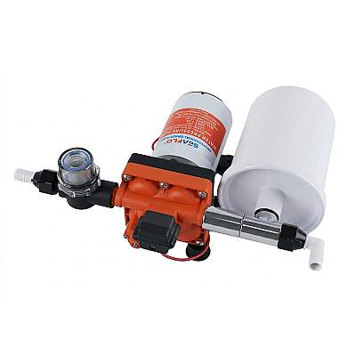 Seaflo 12 Volt 2 Lt Tanklı Otomatik Tekne, Karavan Hidroforu 18.9 Lt/Dk 3.7 Bar - 1