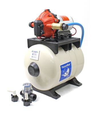 Seaflo 24 Volt Otomatik Hidrofor, Tekne, Yat, Karavan Hidroforu Pompası 8 Litre Tanklı - 1