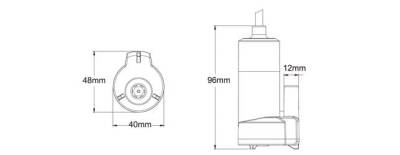 Seaflo SR09514 Sintine Dalgıç Tip Pompa 6 Mt Yükseklik 12 Volt 12 lt/dk SFSP1-L012-01 - 4