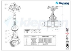 Şiber Vana TS EN 12288 1/2'' - 2