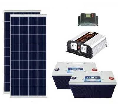 Solar Güneş Enerjili Aydınlatma-Mini Buzdolabı Paketi - 1
