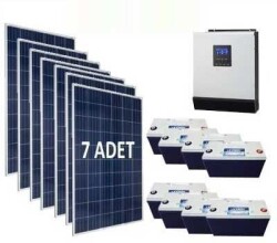 Solar Paket Güneş Enerjisi Sistemi Bağ Evi Paketi 3 - 1