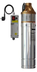 Sumak 4SDM100 4'' Paslanmaz Dalgıç Pompa Monofaze (220V) 1HP (Panolu, 30 m. Kablolu) - Sumak Pompa