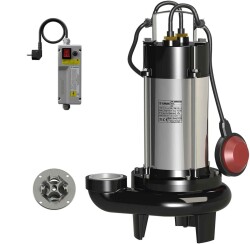 Sumak SBRM 18/2P Parçalayıcı Bıçaklı Foseptik Dalgıç Pompa Monofaze (220V) 1.8 Hp - Sumak Pompa