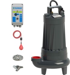 Sumak SBRT 30/2 Bıçaklı Foseptik Dalgıç Pompa Trifaze (380V) 3 Hp - Sumak Pompa