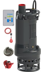 Sumak SDT 75/3 C Karıştırıcılı Çamur Suyu Dalgıç Pompa Trifaze (380V) 7.5HP - Sumak Pompa