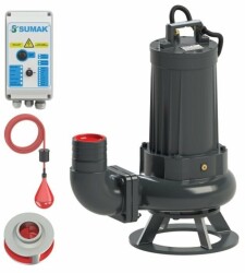 Sumak SDTB 50/4 Foseptik Dalgıç Pompa Trifaze 380V 5.5 Hp - Sumak Pompa