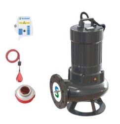 Sumak SDTV 75/4 Foseptik Dalgıç Pompa Trifaze 380V 7.5 Hp - Sumak Pompa