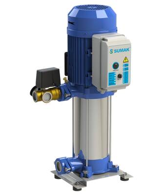 Sumak SHM12 A 300/6 Düşey Milli Kademeli Hidrofor 14 KAT 24 DAİRE - 1