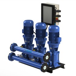 Sumak SHT 32 C Düşey Milli Döküm Gövdeli Kademeli Hidrofor - Sumak Pompa