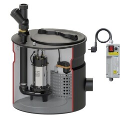 Sumak SMAC 1800 A Wc Termoplastik Tanklı Foseptik Dalgıç Pompa 9 mss 9 m³/h - Sumak Pompa