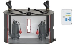 Sumak SMAC 2200 B Wc Termoplastik Tanklı Foseptik Dalgıç Pompa 9 mss 18 m³/h - Sumak Pompa