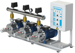 Sumak SMINOX12C 220/2 Emişli Paslanmaz Kademeli Hidrofor 11 Kat 42 Daire - Sumak Pompa