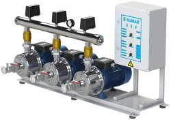 Sumak SMINOX12C 300/3T Emişli Paslanmaz Kademeli Hidrofor 11 Kat 42 Daire - Sumak Pompa