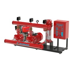 Sumak SMKT 750 EDJY Elektrikli + Dizel + Joker Yangın Grupları - Sumak Pompa