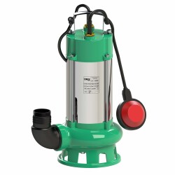 Troy HD 1700/2 Paslanmaz Çelik Flatörlü Kirli Su Foseptik Açık Çarklı Dalgıç Pompa 1100 Watt - Troy (Sumak Pompa)