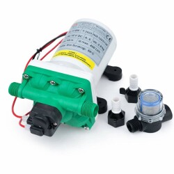 Troy TS 12-8 H Karavan, Tekne Hidroforu 12 Volt 7.5 lt/dk 65 psi 4.5 bar - Troy (Sumak Pompa) (1)